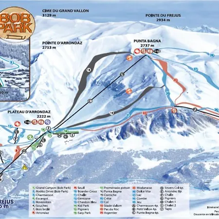 Douceur Montagnarde A Valfrejus, Duplex De 57m2 & 7 Personnes